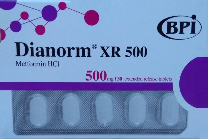 Dianorm XR 500mg²
